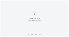 Desktop Screenshot of finalvector.com