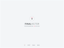 Tablet Screenshot of finalvector.com